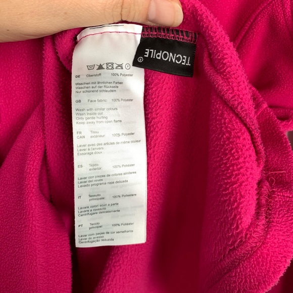 Mammut | Pink 1/2 Zip Fleece Pullover Jacket - Picture 6 of 8